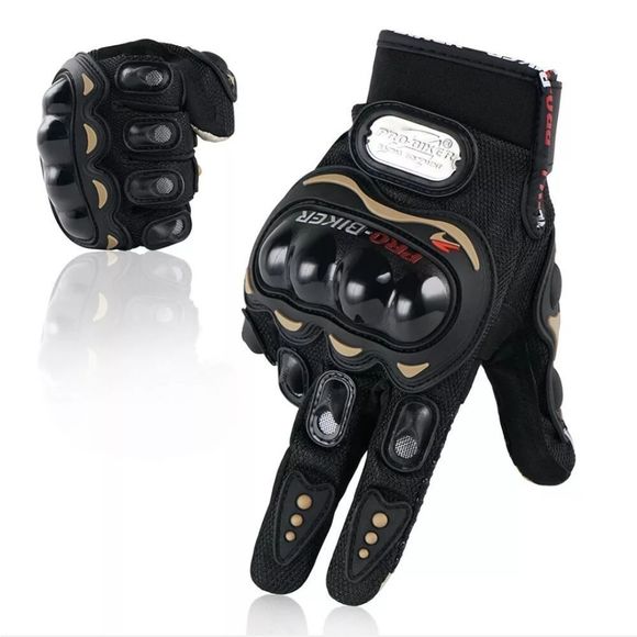 PRO-BIKER Motorcycle Motorbike Racing Riding ATV Shock-proof Full Finger Gloves - Picture 6 of 11